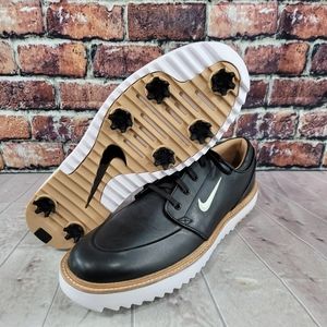 Nike Janoski G Tour Leather Golf Sz 14 Black White